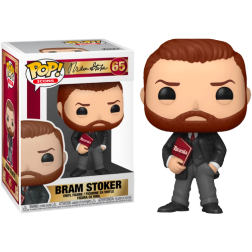Icons - Bram Stoker with Book US Exclusive #65 Pop! Vinyl