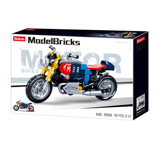 MB MOTORCYCLE 197 PCS C36 M38- B0958 BUILDING BLOCKS