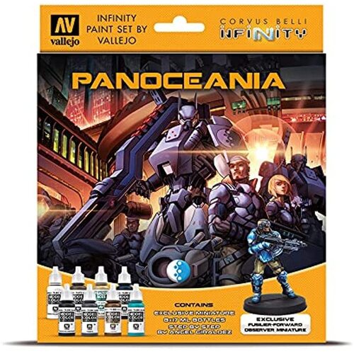 VALLEJO 70231 INFINITY PANOCEANIA EXCLUSIVE MINIATURE ACRYLIC PAINT SET 8 x 17ml