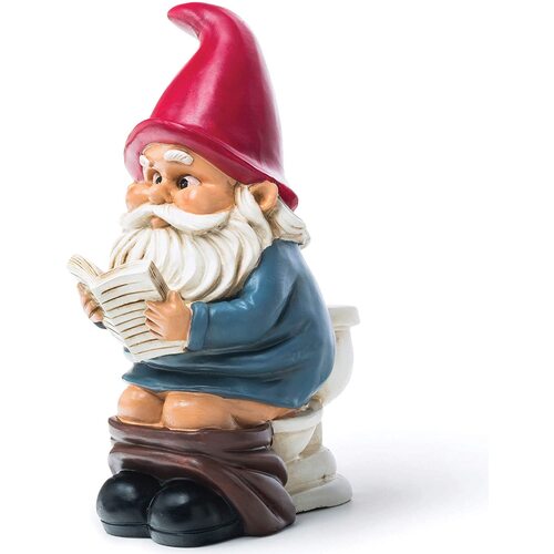 BigMouth Garden Gnome On A Throne