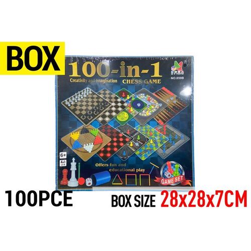 100-IN-1 BOARD GAME SET