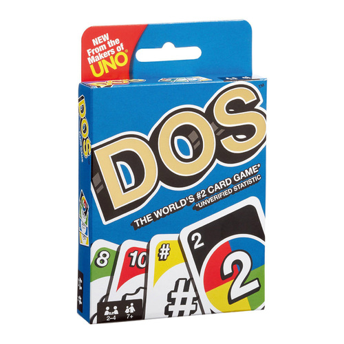 DOS Card Game from makers of uno