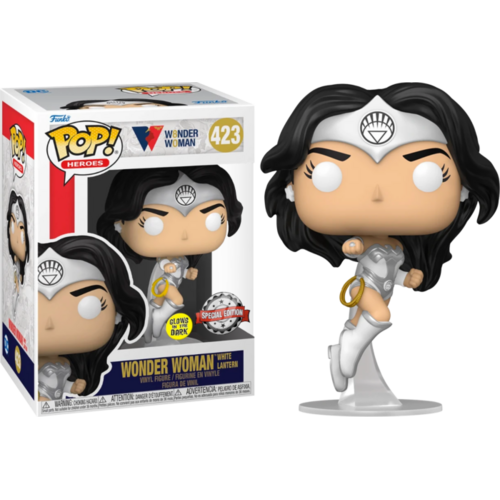 Wonder Woman - Wonder Woman White Lantern Glow 80th Anniversary US Exclusive Pop! Vinyl #423
