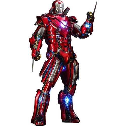 Iron Man 3 - Silver Centurion Armor Suit-Up 1:6 Scale 12" Diecast Action Figure Hot toys