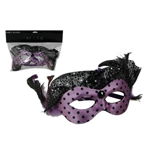 D - Venetian Mask-Polka Dot Code:68990 halloween