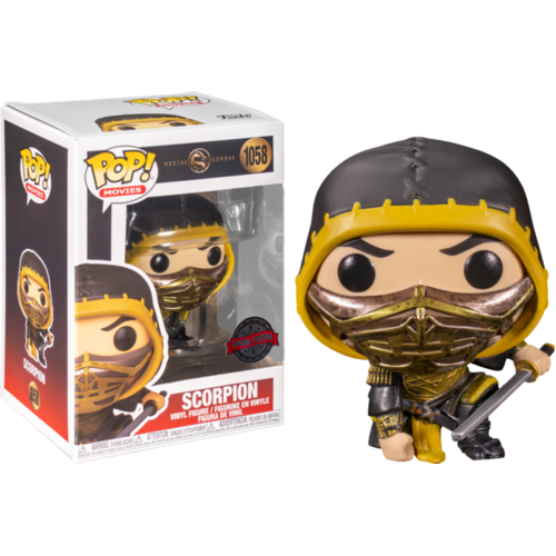 Mortal Kombat (2021) - Scorpion Crouch Metallic US Exclusive #1058 Pop! Vinyl