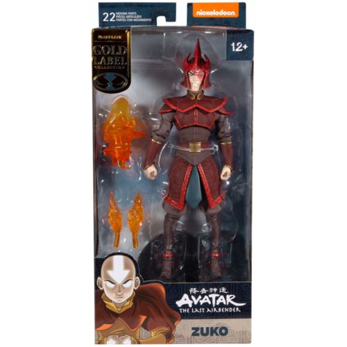 Avatar the Last Airbender - Prince Zuko Helmeted Gold US Exclusive 7" Action Figure