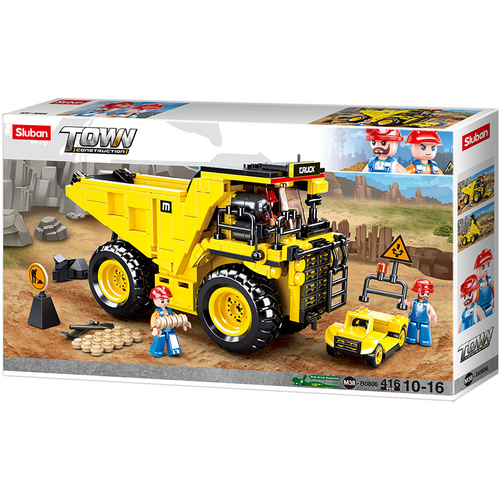 Sluban Tipper M38-B0806 dump truck building blocks416 pieces