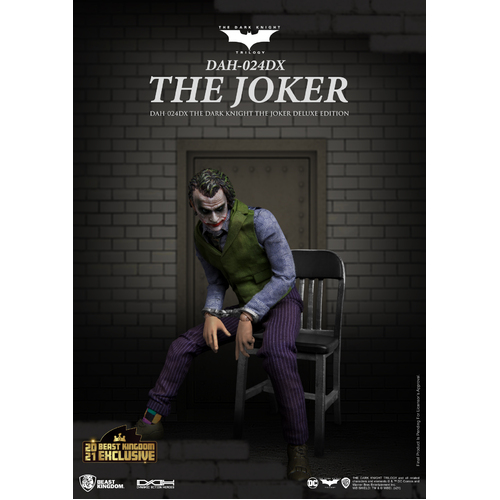 Beast Kingdom Dynamic Action Heroes Batman the Dark Knight Joker Deluxe Version SUMMER EXCLUSIVE 2021