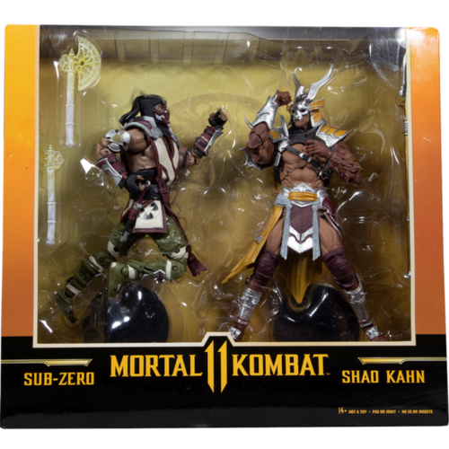 Mortal Kombat - Sub-Zero vs Shao Khan 7" Action Figure 2-pack