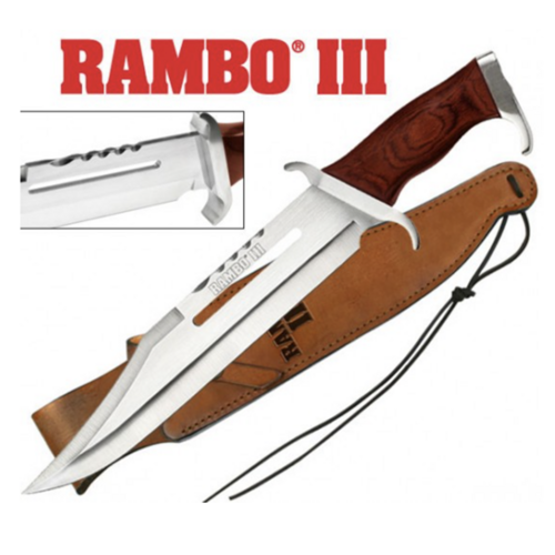 Rambo 3 Sylvester Stallone First Blood Part III Bowie Hunting Knife
