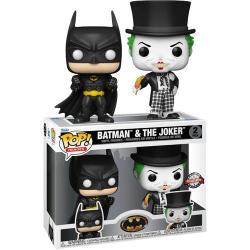 Batman (1989) - Batman & Joker US Exclusive Pop! 2-Pack