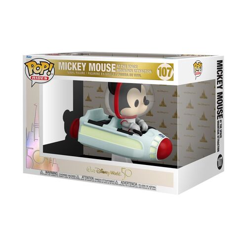 Disney World - Mickey Mouse at Space Mountain 50th Anniversary Pop! Ride #107
