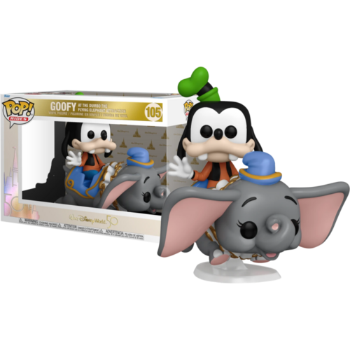 Disney World - Goofy at Dumbo Ride 50th Anniversary Pop! Ride #105