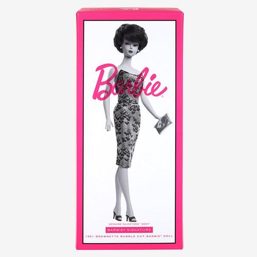 Barbie Signature 1961 Brownette Bubble Cut Barbie Doll Reproduction Limited edition