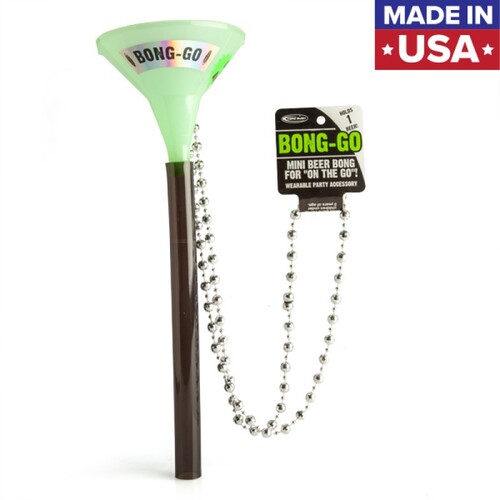 Head Rush glow in dark  Beer Bong Necklace HR-BMF/PI bong on the go