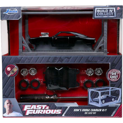 Fast and Furious - Dom's Dodge Charger 1:55 Scale Diecast Model Kit