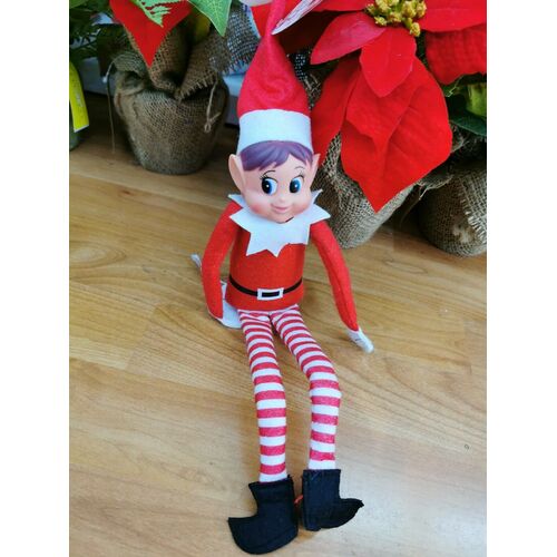 Original Sitting Elf Big Ears Christmas Toy Naughty Elves Behavin' Badly elf on shelf