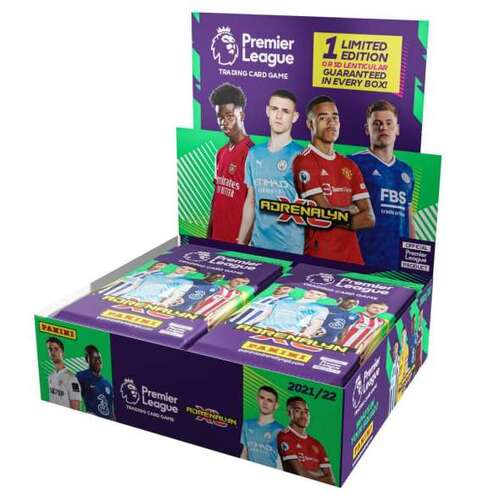 Panini (sealed box 24 packs) Adrenalyn XL Premier League 2021/2022 Trading Cards Booster Box 21/22