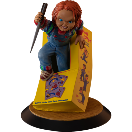 Child's Play - Chucky Breaking Free From Box PVC Statue