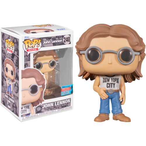 John Lennon - John Lennon NYCC Shirt Festival of Fun 2021 US Exclusive #240 Pop! Vinyl