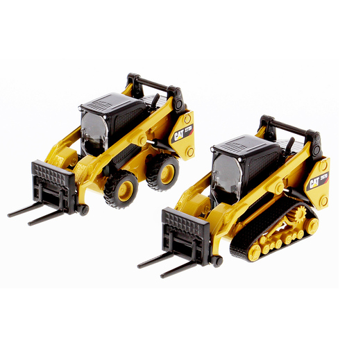 CAT 1:64 Diecast 272D2 Skid Loader & 297D2 Multi Terrain Loader 	AKT85693