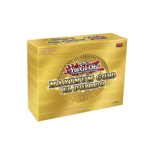 Yu-Gi-Oh! - Maximum Gold El Dorado Cards Each box will include 4 packs with 7 cards each