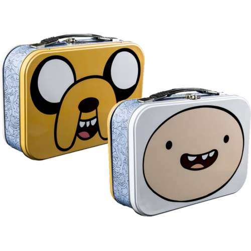 Tin Carry All Fun Lunch Box Adventure Time Finn and Jake