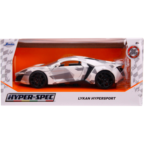 HyperSpec - Lykan Hypersport White / Camo 1:24 Scale Diecast Vehicle