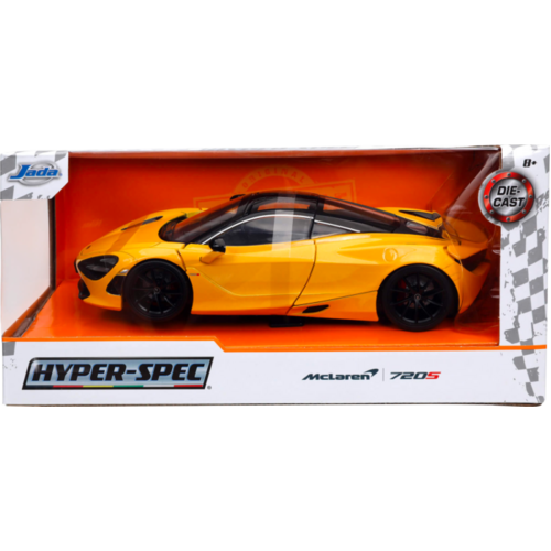 HyperSpec - McLaren 720S Yellow 1:24 Scale Diecast Vehicle