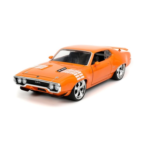 Big Time Muscle - Plymouth GTX 1972 Orange 1:24 Scale Diecast Vehicle