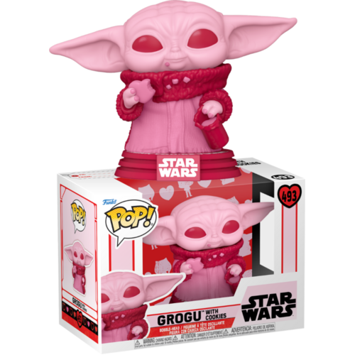 (SW) Star Wars: Mandalorian - Grogu Valentine #493 Pop! Vinyl