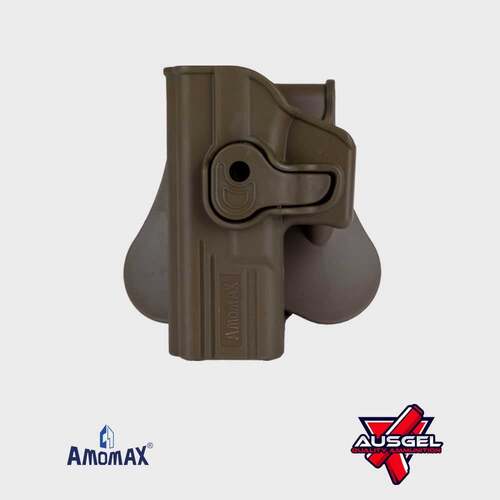 Amomax Left Hand Glock Holster (Desert) for Pistol Gel Blaster