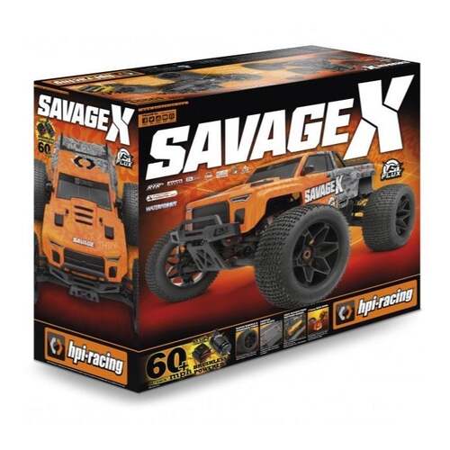 HPI 160101 Savage X Flux V2 Electric RC Monster Truck 60+mph brushless