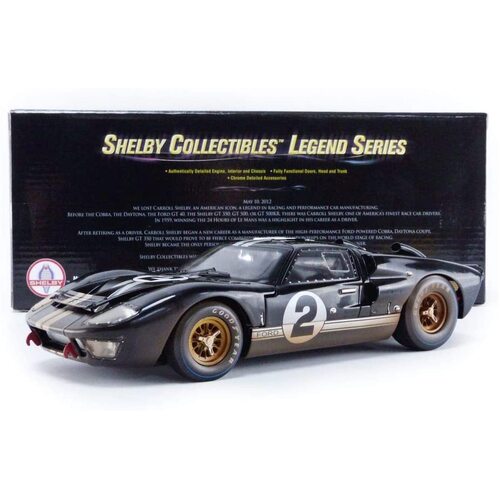 1:18 1966 FORD GT-40 MK 2 (DIRTY VERSION) -- LE MANS 24 HOUR WINNER #2 -- SHELBY SH431