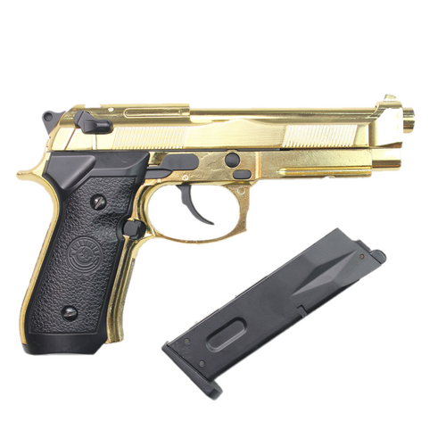 Double Bell - Taurus PT92 GBB (GOLD) m92 beretta Gel Blaster