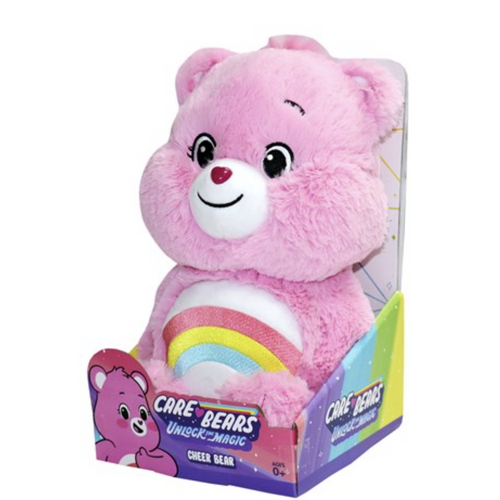 Care Bears Plush - Unlock the Magic Cheer bear Pink rainbow