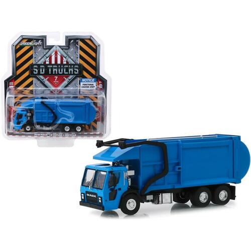 Greenlight 2019 Mack LR Refuse + Recycle 1:64 scale #45070C