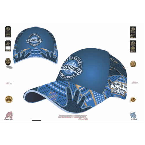 (hg51) State of Origin  “NEW SOUTH WALES INDIGENOUS SPORTS CAP” CELEBRATING YOUR HERITAGE hat