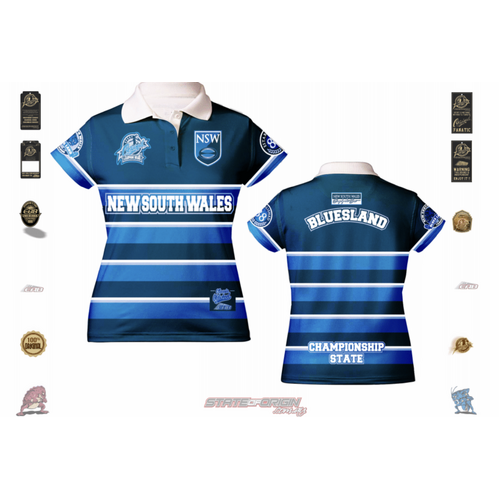 (AP82) (size 20) state of origin NSW LADIES SIMPLY THE BEST JERSEY