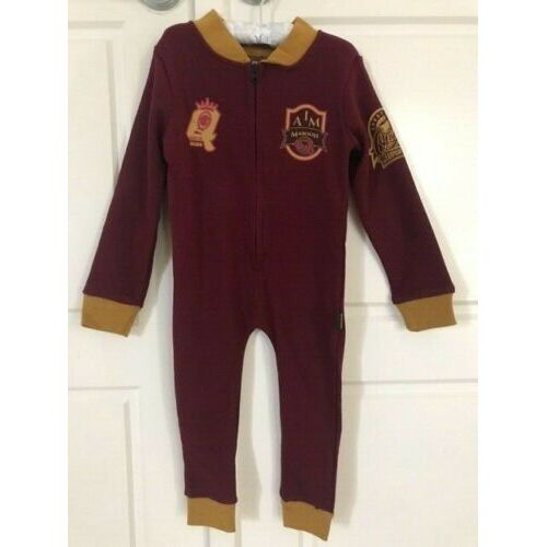 (SIZE 2) (AP99Q) state of origin Babies baby jump suit QLD marons