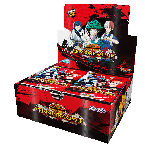 My Hero Academia CCG Booster Display Wave 2 Crimson Rampage (24 boosters) trading cards