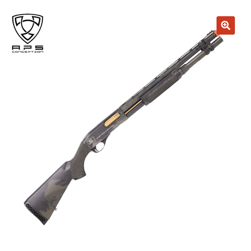 APS Salient Arms MKIII Shotgun Gel Blaster – Black Multicam Gas powered