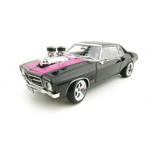 DDA GreenLight DDA206-P 1973 Custom Holden HQ Monaro KUSTOMQ Black / Pink Scale 1:24