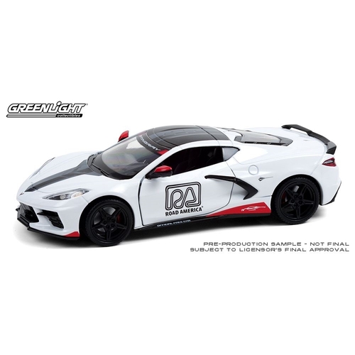 1:24 Road America Official Pace Car 2020 Chev Corvette C8 Stingray Coupe GL18259