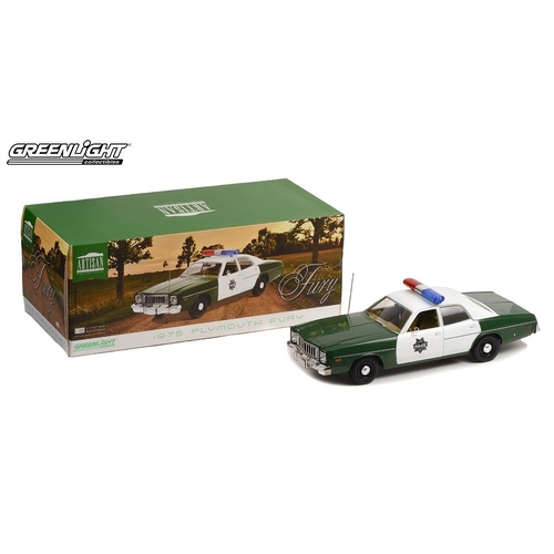 GL19116 1:18 Capitol City Police 1975 Plymouth Fury die cast