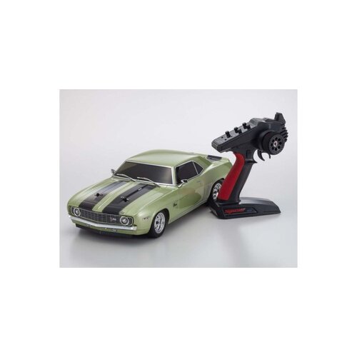Kyosho - 1/10 Scale Radio Controlled Electric Powered 4WD FAZER Mk2 FZ02 Series Readyset 1969 Chevy(R) Camaro(R) Z/28 Frost Green #34418T2  drift