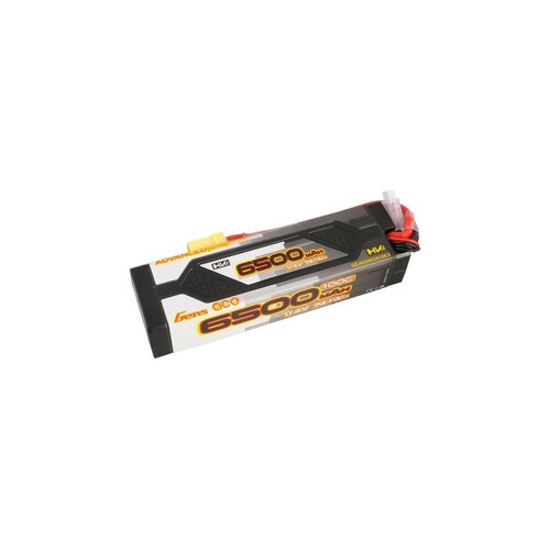 GEA65003S10E5 | Gens Ace Advanced 6500mAh 11.4V 100C 3S1P Hard Case LiPo Battery w/ EC5 Connector