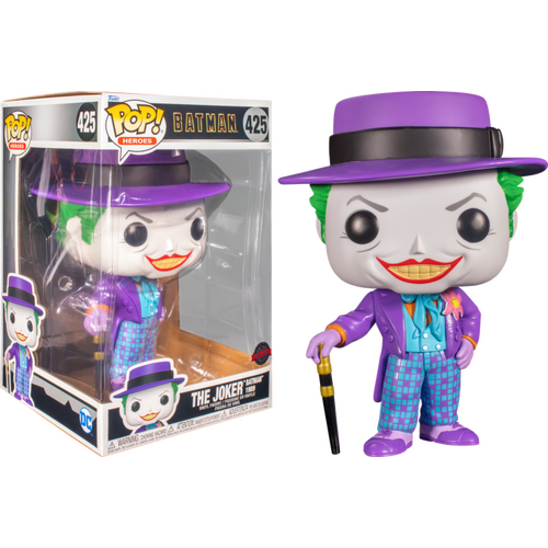 Batman (1989) - Joker with Hat US Exclusive 10" #425 Pop! Vinyl