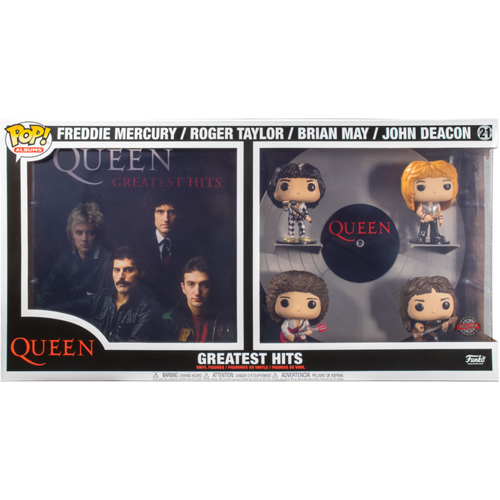 Queen - Greatest Hits US Exclusive #21 Pop! Album Deluxe 4-pack
